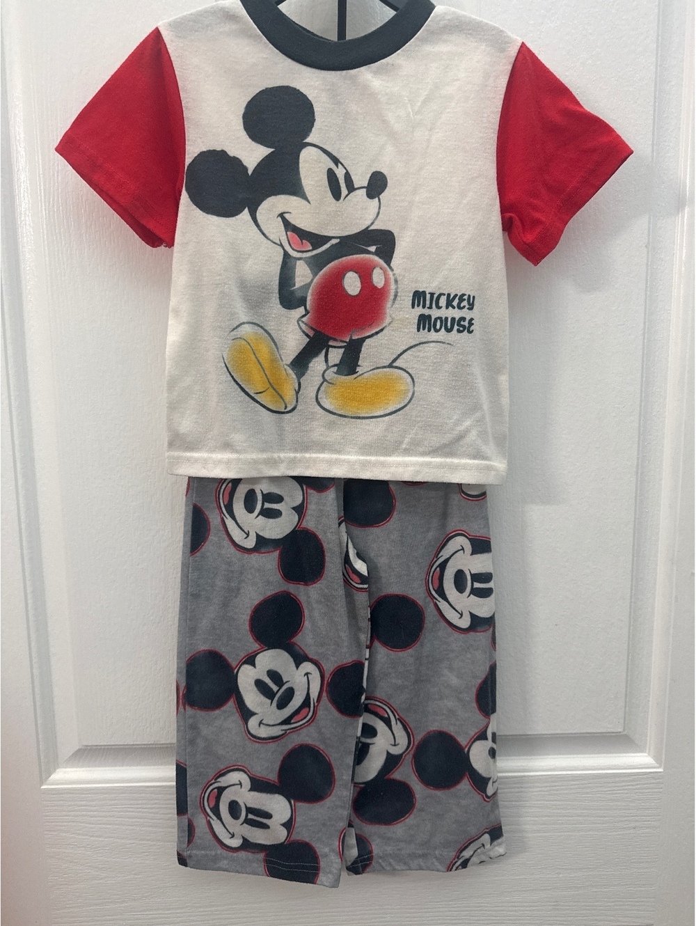 Disney Junior Mickey Mouse Toddler Pajama Set Size 3T Flame Resistant